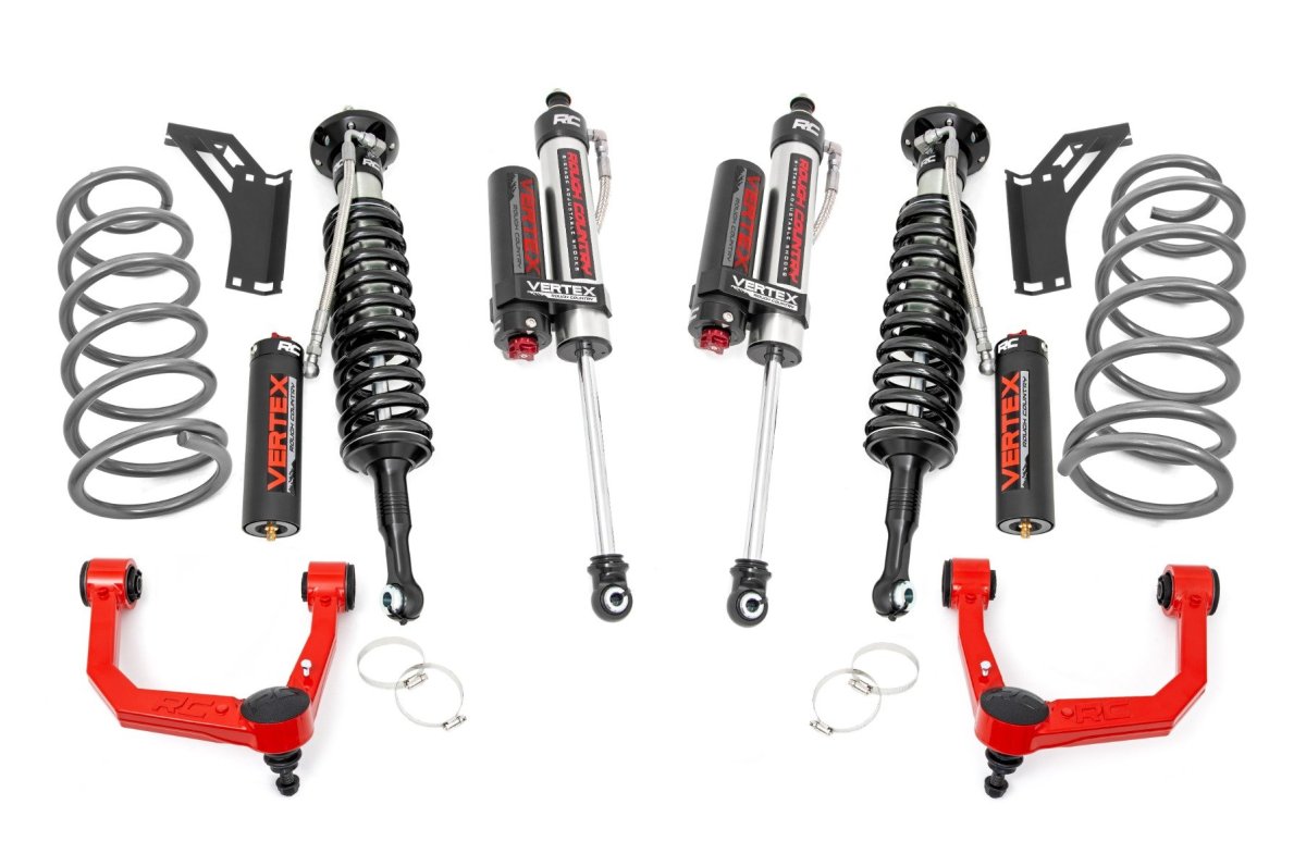 Toyota 4Runner Suspension Lift Kit - Rough Country - 3 Inch + Upper Control Arms + RR Coils + Vertex - '10-'23